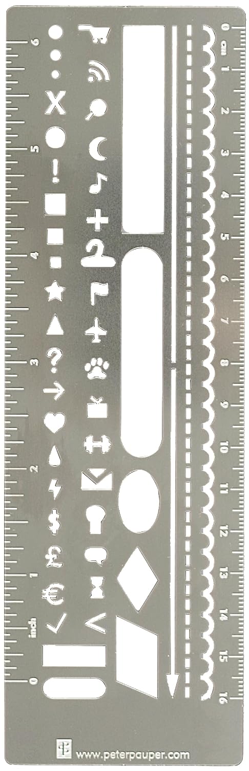 Metal Journal Stencil